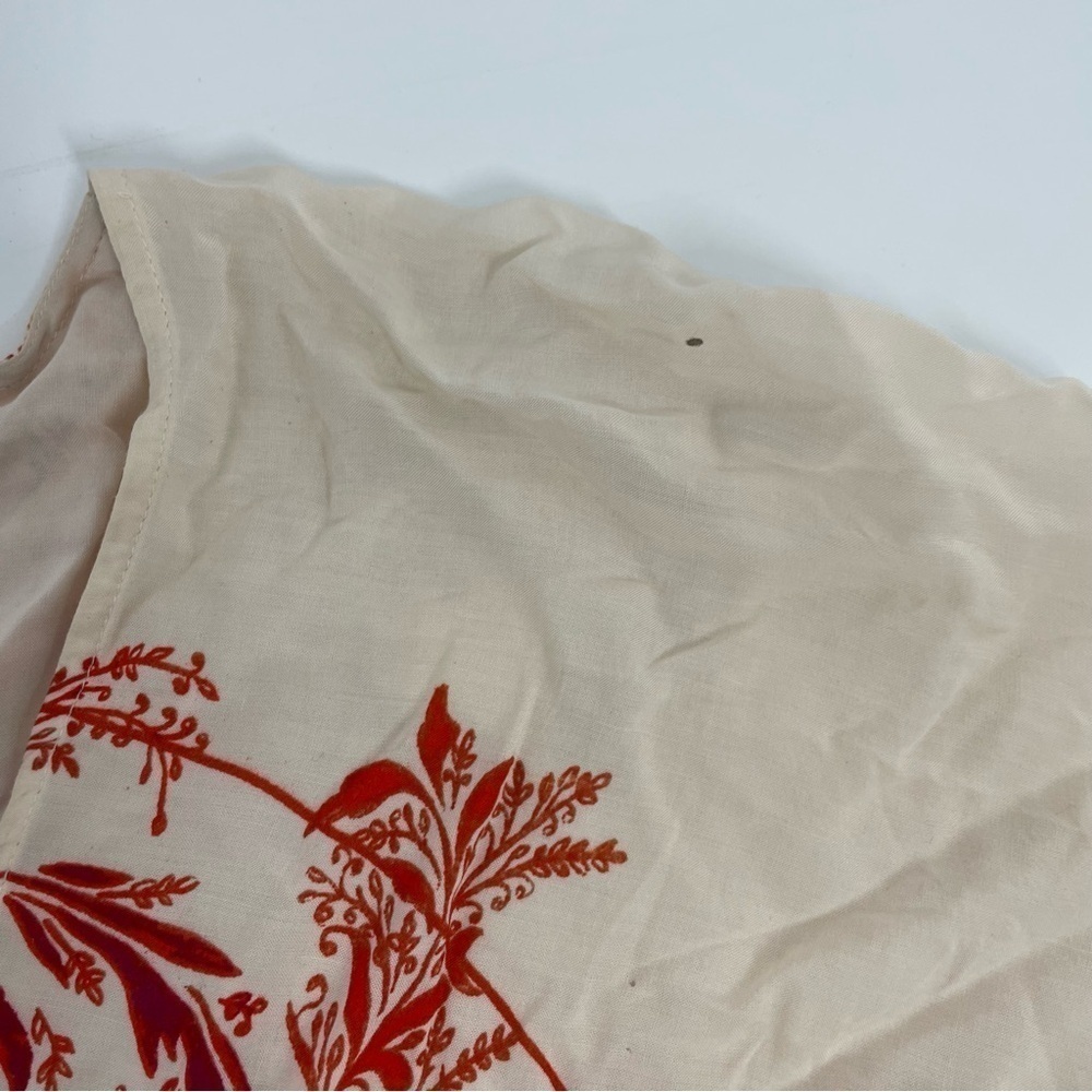 Free People Sunset Dreams Tunic Top Cream Boho‎ Flowy Bollywood Small - Picture 7 of 12